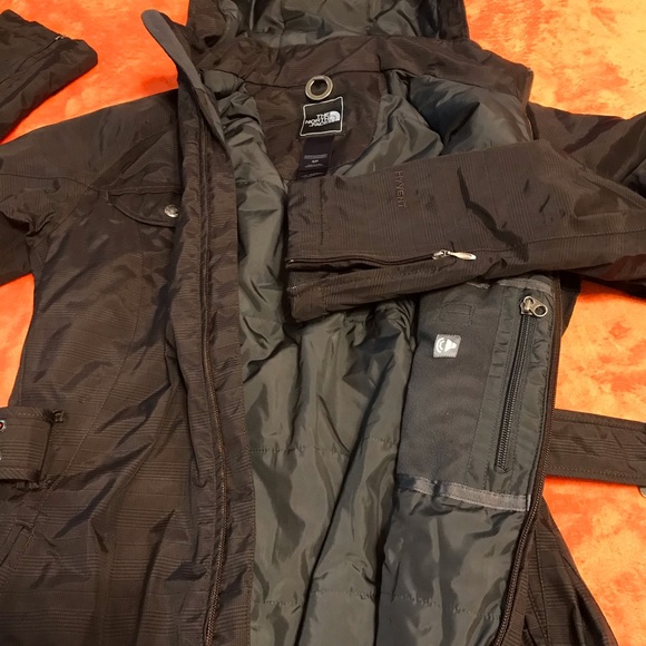 SOLD......EUC The North Face belted parka sz S - Picture 4 of 6
